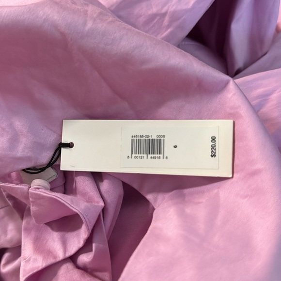 NWT! Banana Republic Warm Iris Stretch-Cotton Poplin Maxi Dress 🌎 - Picture 8 of 8